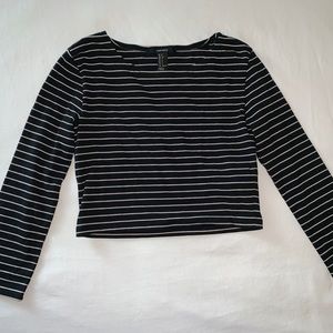 Stripped long sleeve shirt